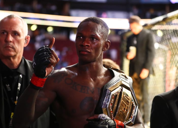 Israel Adesanya will defend his middleweight title against Robert Whittaker Saturday at UFC 271.